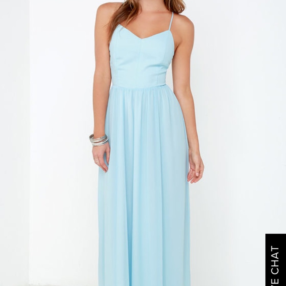 Light Blue Prom Dress